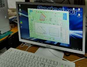 プラズマ切断設計データ入力PC